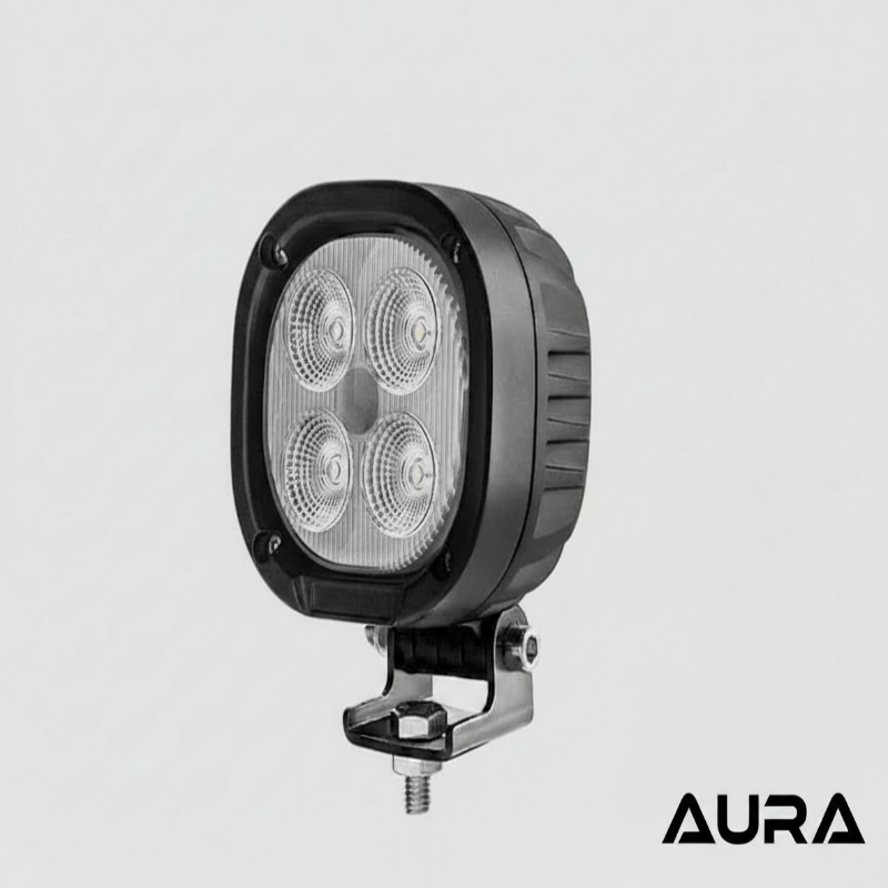 4" 40W Square Worklight